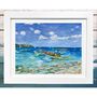 Gig Rowing, Cornwall Art Print, thumbnail 1 of 2