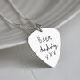 Your Own Drawing Personalised Silver Plectrum Necklace, thumbnail 2 of 4