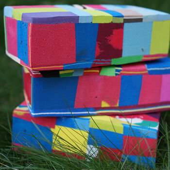 Upcycled Flip Flop Yoga Block, 8 of 11