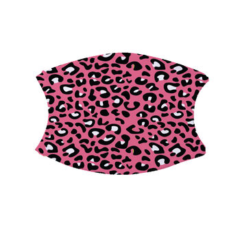 Pink Leopard Print Facemask With Filters, 2 of 2