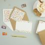 Autumnal Personalised Correspondence Cards, thumbnail 7 of 9