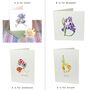 Botanical Flower Letter Cards, thumbnail 1 of 12