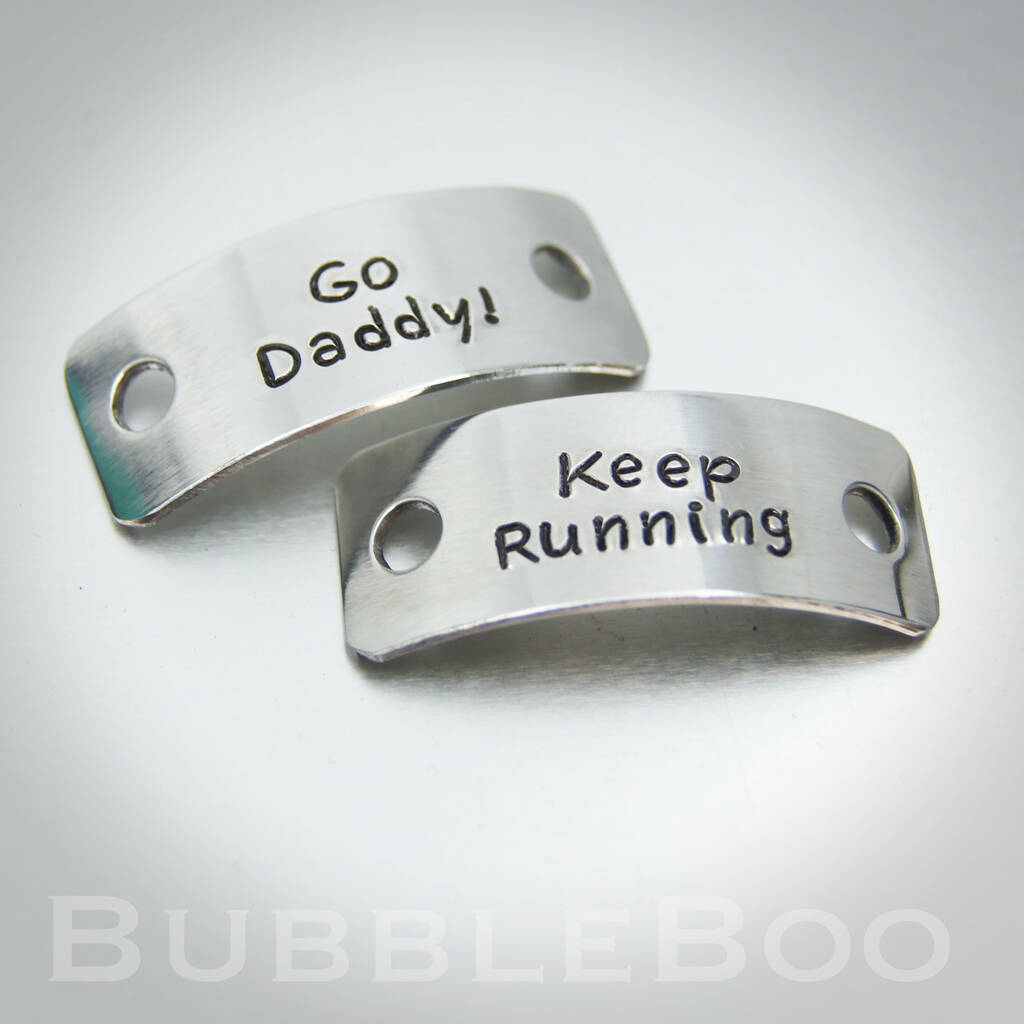 Personalised Large Trainer Tags, Pair. Runner Gift. Shoe Charms, 1 of 6