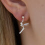 Sterling Silver Fairy Earrings, thumbnail 1 of 6