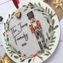 2022 Personalised Family Christmas Decoration, thumbnail 2 of 3