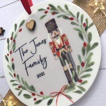 2022 Personalised Family Christmas Decoration, 2 of 3