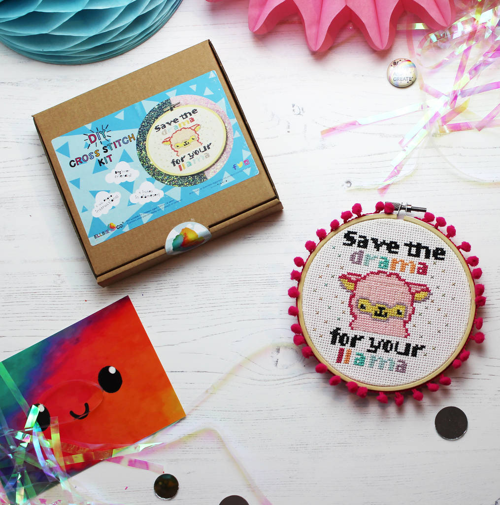 cute cross stitch kit for adults