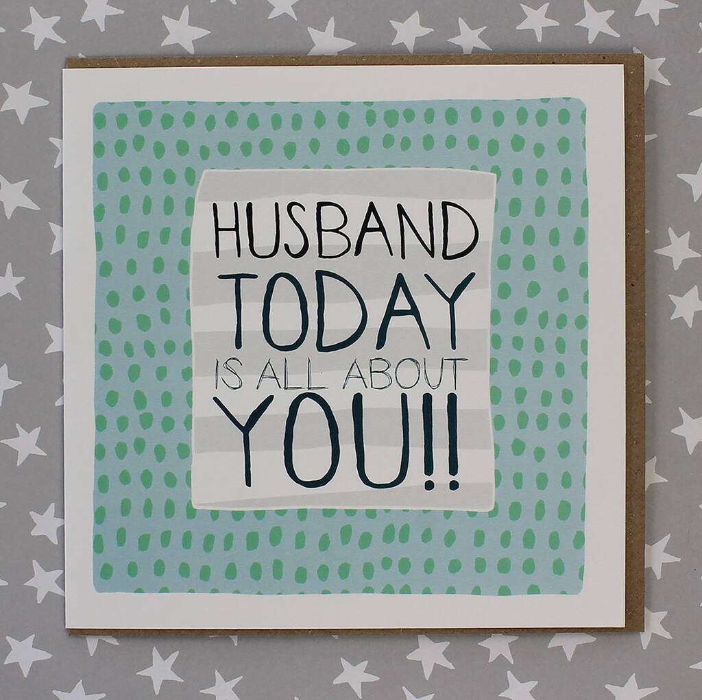 Birthday Card For Husband Cheeky Theme