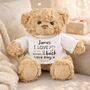 Personalised To The Moon And Back Valentine's Teddy Bear, thumbnail 1 of 2