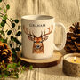 Personalised Watercolour Stag Mug – Christmas Gift, thumbnail 4 of 5