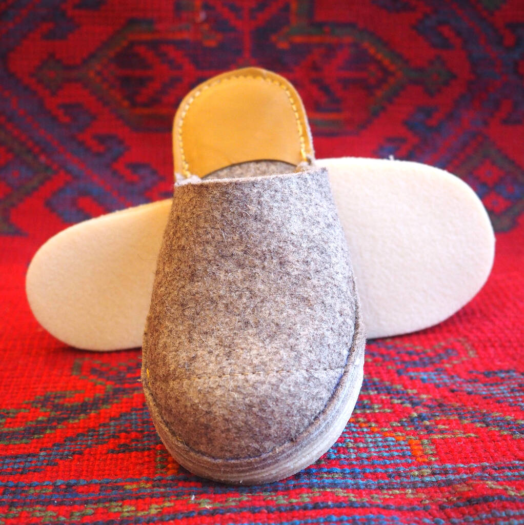 Handmade Personalised Felt Slippers, 1 of 10