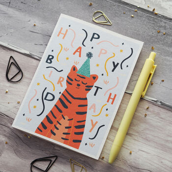 Birthday Tiger Kids Birthday Card, 2 of 7