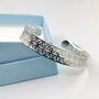 Sterling Silver Daisy Cuff Bangle, thumbnail 1 of 6