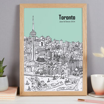 Personalised Toronto Print, 5 of 10
