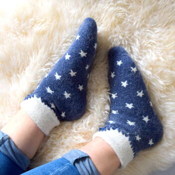 Personalised Super Soft Cosy Star Socks, 5 of 10