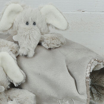 Elephant Finger Puppet Baby Soother Comforter, Boxed, 5 of 7