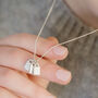 Personalised Family Initials Padlock Necklace, thumbnail 3 of 5