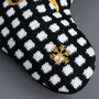 Personalised Black Knitted Christmas Stocking, thumbnail 4 of 4