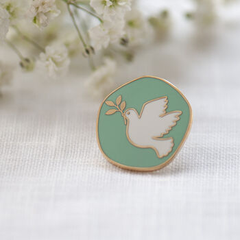 Dove Of Peace Enamel Lapel Pin, 2 of 12