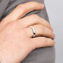 Personalised Sterling Silver Wedding Ring Band, thumbnail 2 of 10