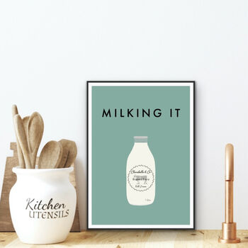 Milking It Kitchen Print, 3 of 4