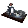 Grim Reaper 3D Pop Up Mirrored Tombstone Birthday Card, thumbnail 3 of 7