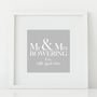 Personalised 'Mr And Mrs' Print, thumbnail 1 of 3