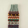 Fair Isle Hand Knitted Wool Socks, thumbnail 10 of 10