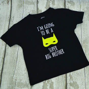'I'm Going To Be A Super Big Brother' T Shirt, 4 of 6