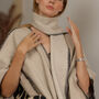 Wool Blend Poncho Wrap With Scarf, thumbnail 11 of 11