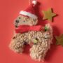 Woolly Cockapoo Christmas Decoration, thumbnail 1 of 3