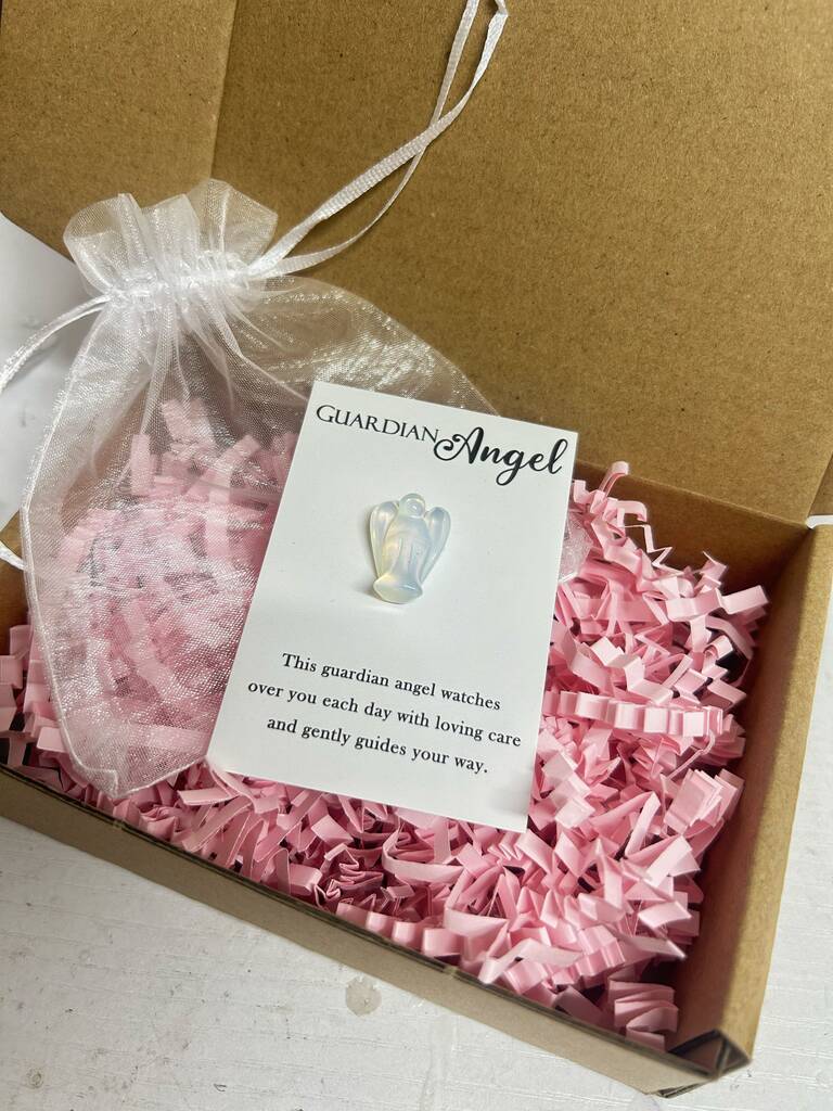 Guardian Angel Crystal Angel Picket Hug Keepsake