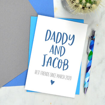 Personalised Best Friend Daddy Card, 2 of 3