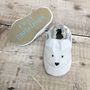 Personalised Arctic Fox Baby Shoes, thumbnail 1 of 3
