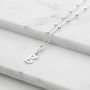 Personalised Satellite Chain Initial Necklace, thumbnail 3 of 10