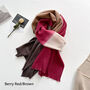 Muted Ombre Cashmere Blend Scarf, thumbnail 9 of 12