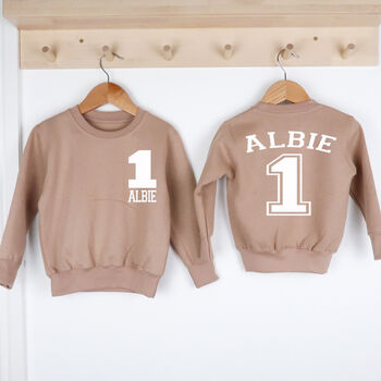 Personalised Name And Age Birthday Jumper, 2 of 10