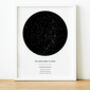 Personalised Star Map Print Birthday Gift, thumbnail 2 of 11