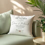 Ruby Wedding Anniversary Cushion, thumbnail 1 of 9