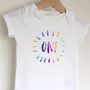Childs Birthday Number Baby Grow Or T Shirt, thumbnail 4 of 7