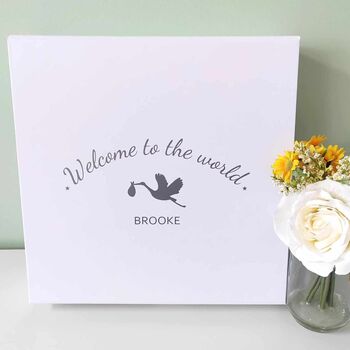 Personalised Luxury Baby Gift Box | Unisex | Baby Book, 4 of 12