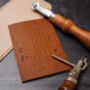 Personalised Handmade Leather Wallet Button Stud, thumbnail 9 of 9