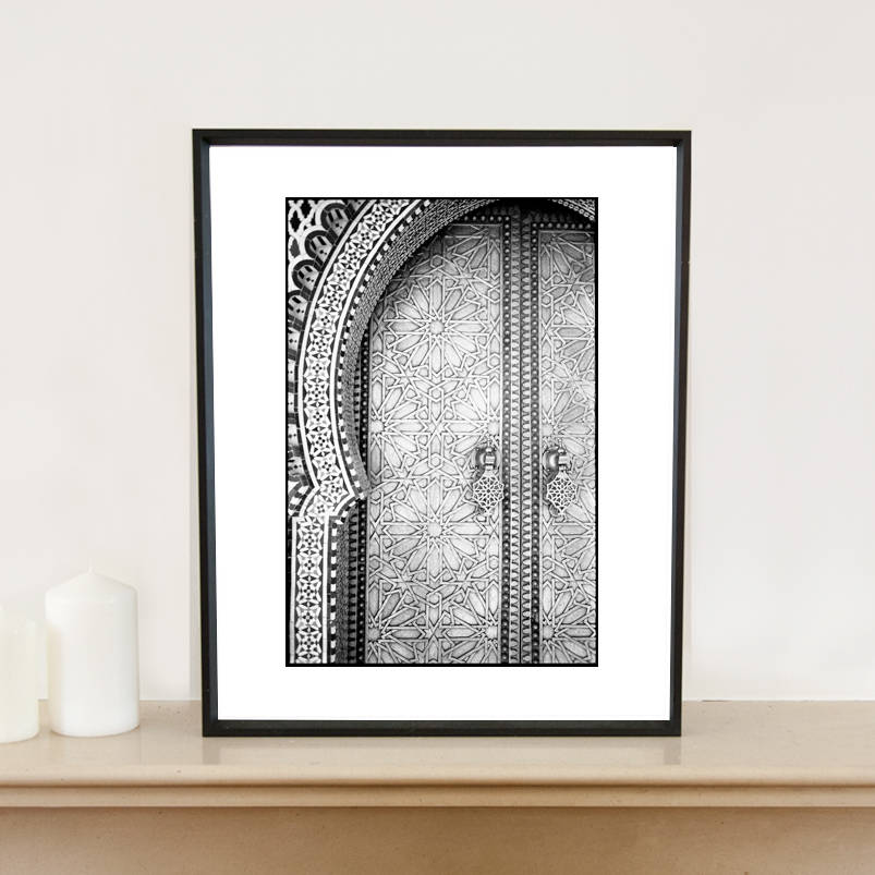 Ornate Doors, Fes, Morocco, Art Print, 1 of 5