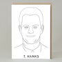 'T. Hanks' Thank You Card, thumbnail 1 of 2