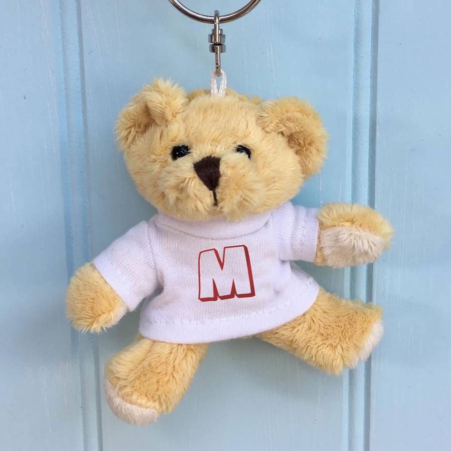 Teddy Bear Cuddly Toy Keyring Stocking Filler
