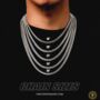 925 Sterling Silver Smile Chain Necklace For Men, thumbnail 6 of 6