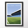 Leeds United Elland Road Revie/East Stand Poster, thumbnail 7 of 7