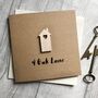 Personalised New Home Wooden Decoration Card, thumbnail 1 of 4