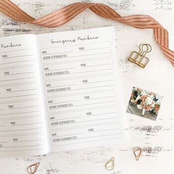 Wedding Planner | Budget + Appointments Notebook, 5 of 6