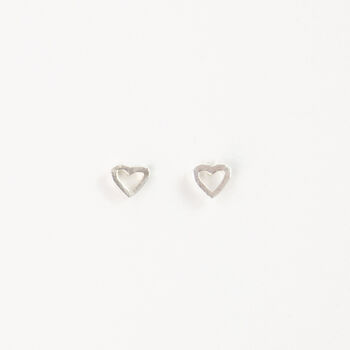 Dainty Heart Earrings, 3 of 3